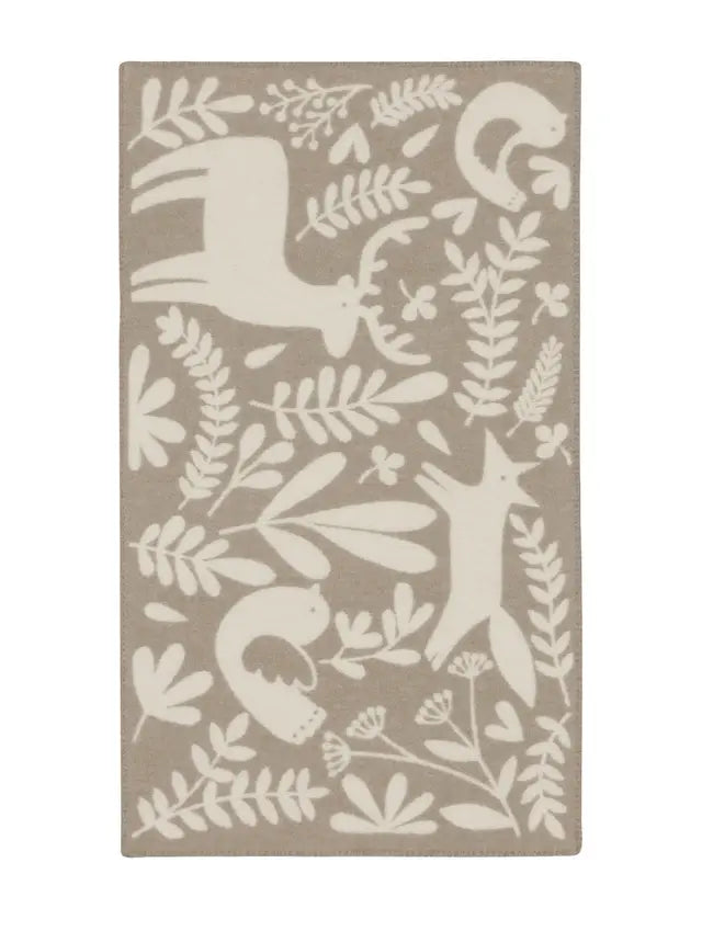 Skattekammer ullpledd | 100 x130cm | Beige