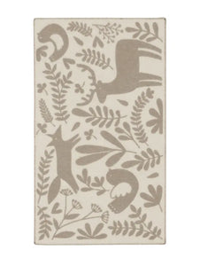 Skattekammer ullpledd | 65 x100cm | Beige