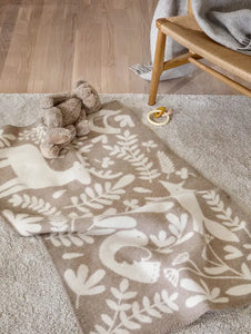 Skattekammer ullpledd | 100 x130cm | Beige