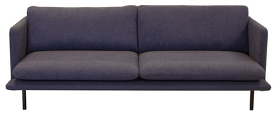 2,5 seter | Vita sofa | Flammehemmende
