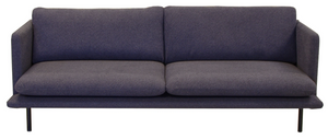 2,5 seter | Vita sofa | Flammehemmende